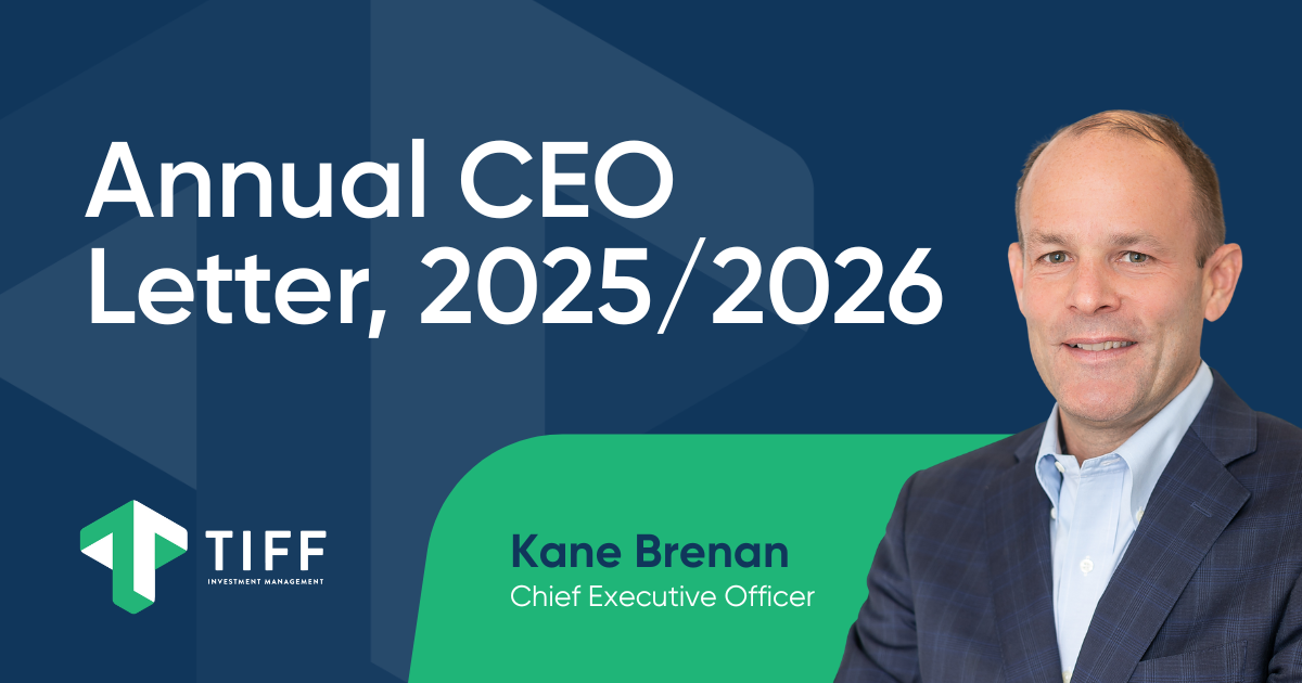 CEO Kane Brenan Annual Letter