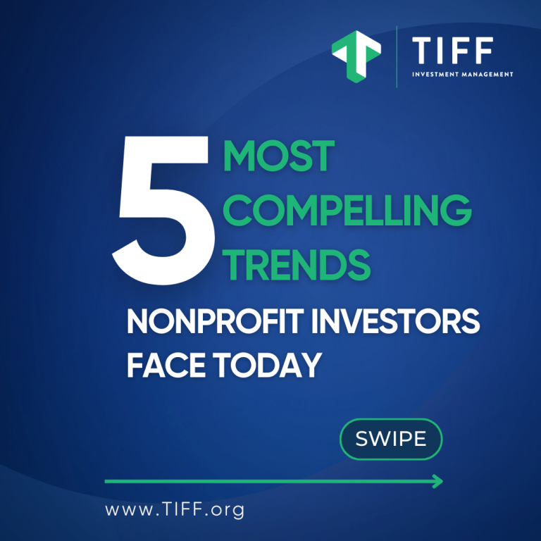 Trends Nonprofit Investors Face